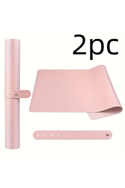 Choice 2pc Pink Nail Art Table Mat Soft Foldable Manicure Hand Rest Pad Water...