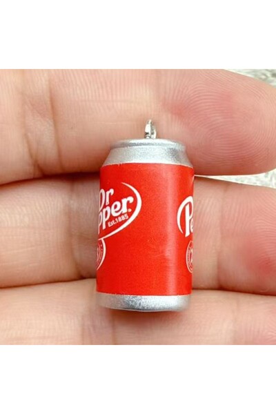 Choice10 ROSE GOLD COLOR 10pcs New Resin pendant charm mini beverage bottle s...