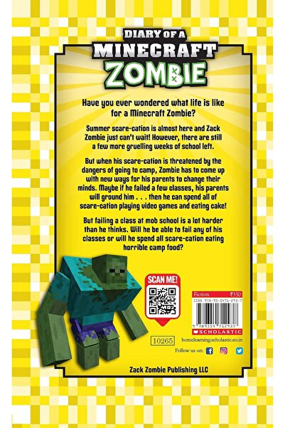 Scholastic Diary of a Minecraft Zombie Book 5: School Daze