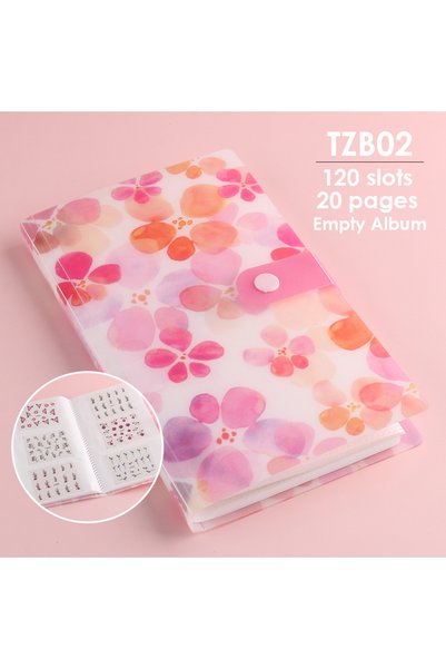 Choice5 TZB02 120 Slots Spring Butterfly Storage Album for Small Sticker Sort...