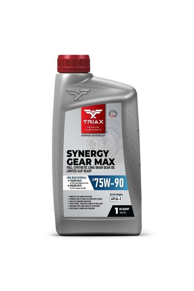 Triax Λάδι κιβωτίου ταχυτήτων πλήρως συνθετικό Synergy Gear MAX 75W90 GL-5 LS...