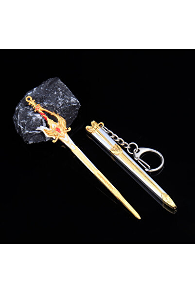 Choice10 A13 1Pc Unopened Blade Pendant Keychain Zinc Alloy Ancient Sword Cha...