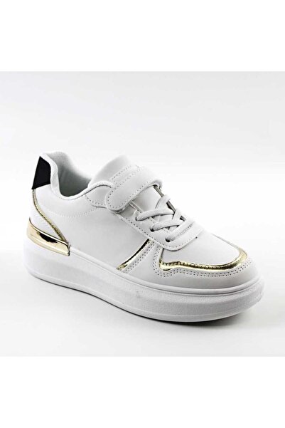 mm Pantofi sport pentru copii, cu talpa groasa H19-WHITE