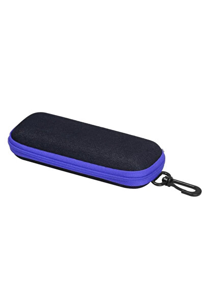 Choice1 purple Jeans Fabric Glasses Case with Zipper, Sunglasses Protector, G...