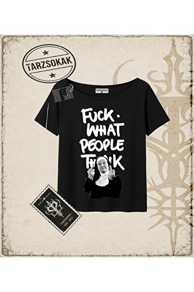 Tarzsokak Gothic & Grunge ULIČNA ODEĆA NE MARAJ ŠTA LJUDI MISLE Majica sa lađ...