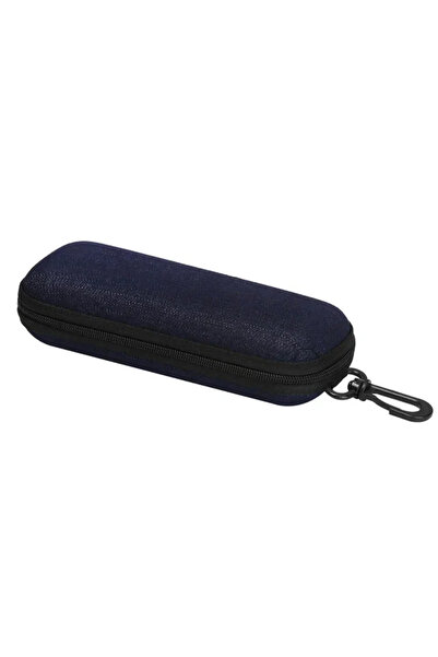 Choice3 black Jeans Fabric Glasses Case with Zipper, Sunglasses Protector, Gr...