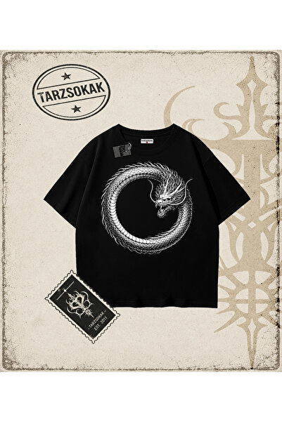 Tarzsokak Dragon Oversize Unisex Majica
