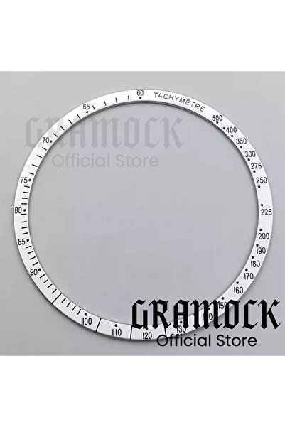 Choice17 19 GRAMOCK Yellow Red Green Ring Flat Aluminium Bezel Insert 38.5*34...