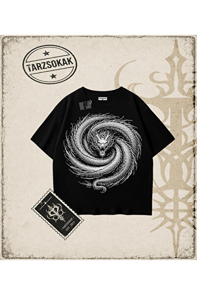 Tarzsokak Dragon Oversize Unisex Majica