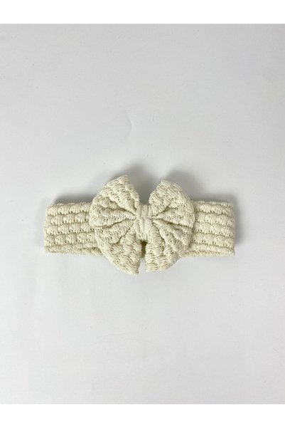 bebekyol Knitted Baby Girl Bandana Hat Set