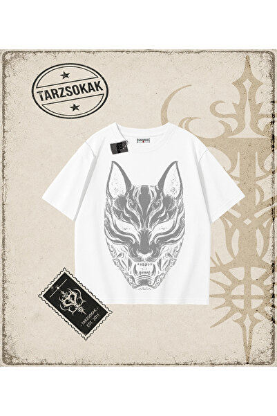 Tarzsokak KITSUNE Oversize Unisex Majica