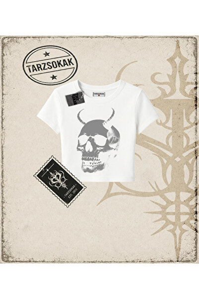 Tarzsokak Ženska majica za bebe HORN SKULL