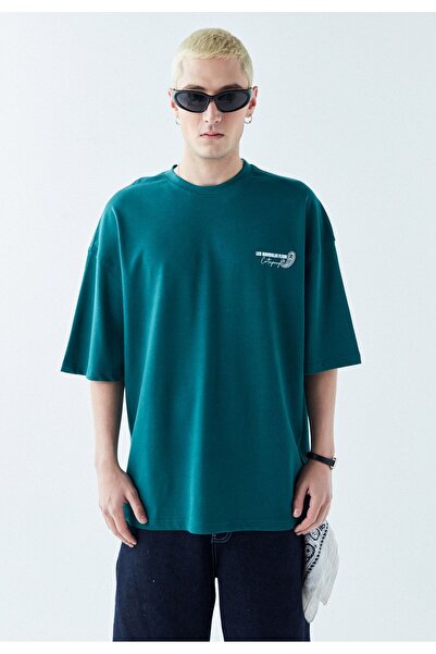 S13 Store Μπλουζάκι Oversize με στάμπα Les Mandalas στην πλάτη