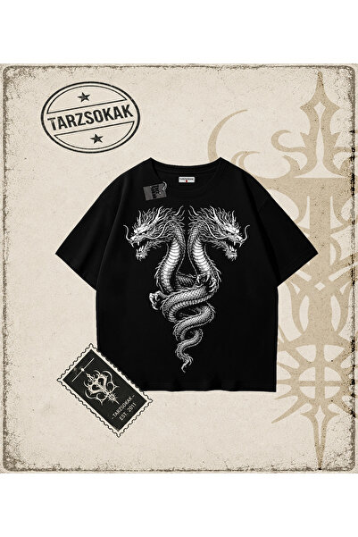 Tarzsokak Dragon Oversize Unisex Majica