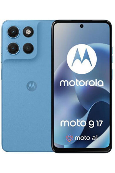 Motorola Moto G17 Διπλή SIM (8/128GB) PANTONE Μπλε Αλάσκας