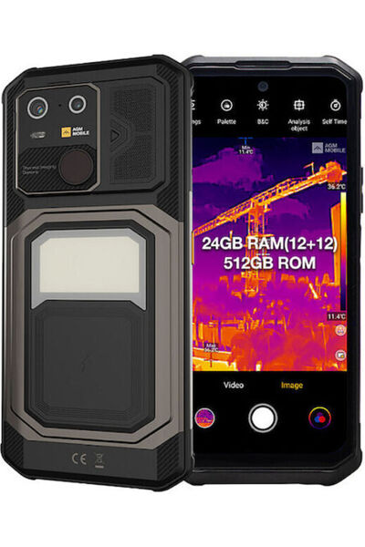 agm G3 Pro 5G Διπλή SIM (12/512GB) Ανθεκτικό Smartphone Μαύρο