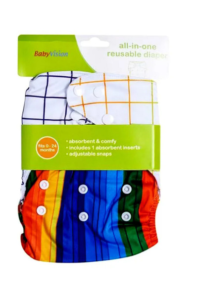 Baby Babyvision-reusable Diaper All-in-one -pencil Print