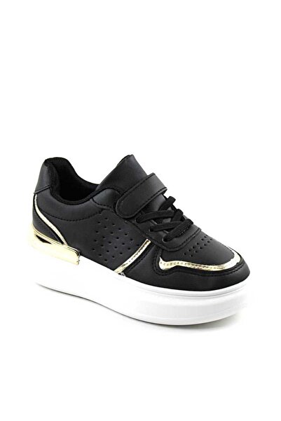 mm Pantofi sport pentru copii, cu talpa groasa H163-BLACK