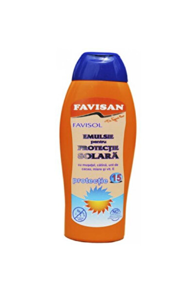 Favisan Emulsie pentru Protectie Solara FPS 15 Favisol Favisan, 250ml