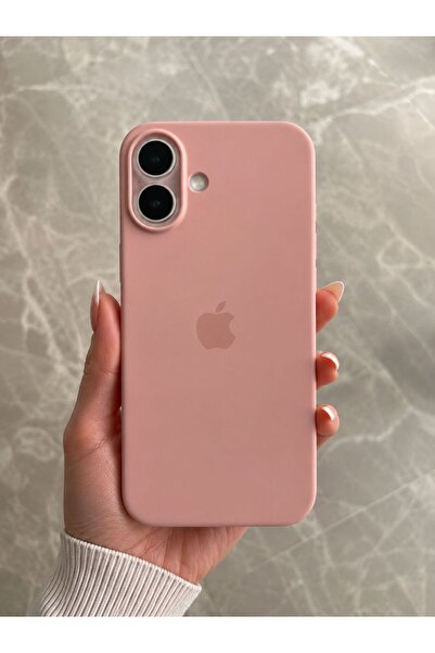 TEYİN AKSESUAR İphone 16 Uyumlu Lansman İçi Kadife Silikon Telefon Kılıfı