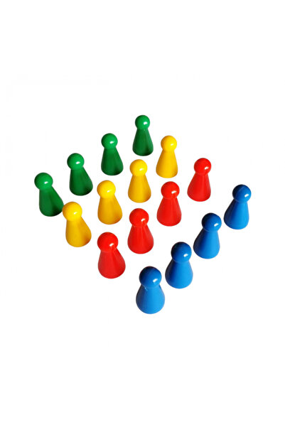 Game Master Set 16 Pioni colorati pentru jocuri educative si de societate