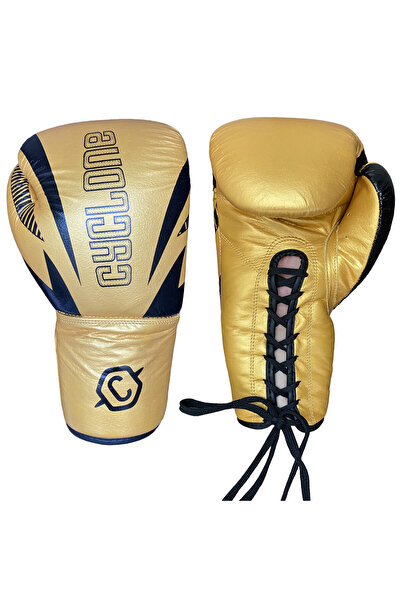 CYCLONE Legion Genuine Leather Lace-Up Boxing and Kickboxing Gloves