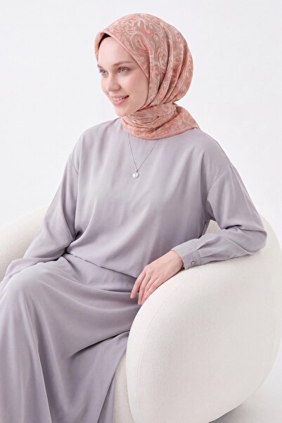 Silk Home Μαλακό Κασκόλ Paisley Ανοιχτό Βιζόν