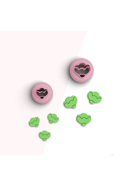 flament aşk Flower Mini Polymer Clay Cutting Mold,Jewelry Molds,Cookie Molds,...