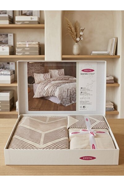 Generic Brand Kristal 100% Cotton Double Duvet Cover Set