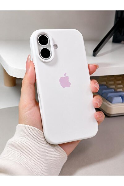 TEYİN AKSESUAR İphone 16 Uyumlu Lansman İçi Kadife Silikon Telefon Kılıfı