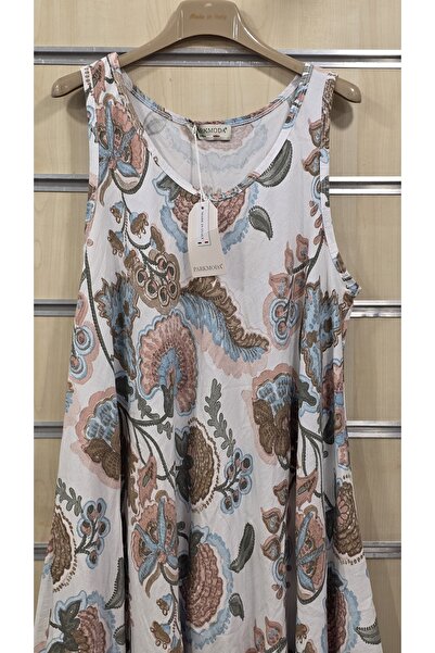 Park Moda Rochie italiană cu mânecă zero, croială Verev
