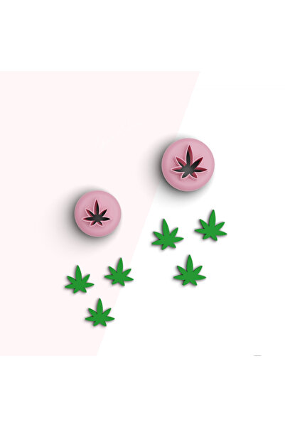 flament aşk Leaf Mini Polymer Clay Cutting Mold,Jewelry Molds, Candy Molds,Ce...