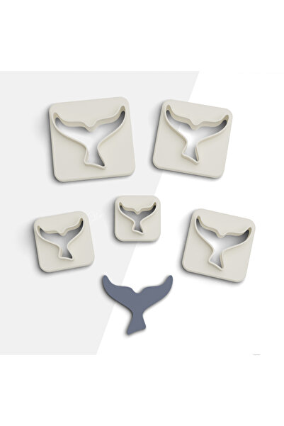 flament aşk Whale Polymer Clay Cutting Mold,Jewelry Molds,Cookie Mold,5 Sizes...
