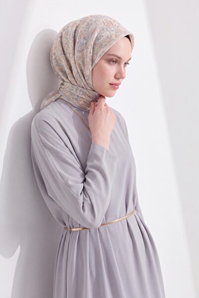 Silk Home Soft Scarf Paisley Cream