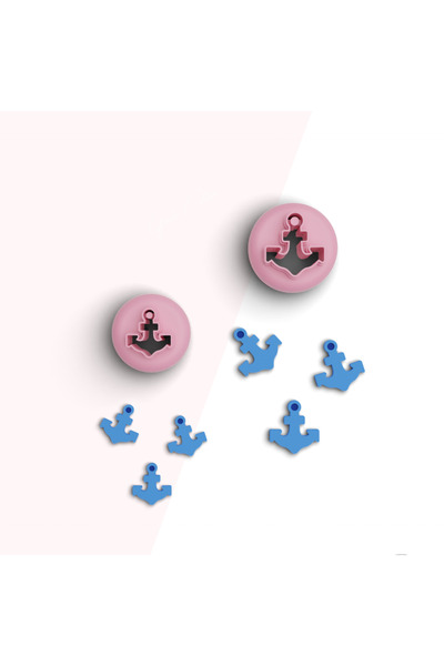 flament aşk Sea Anchor Mini Polymer Clay Cutting Mold,Jewelry Molds,Ornament ...