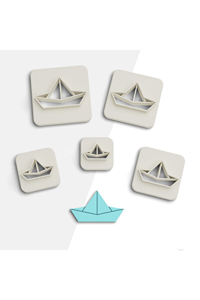 flament aşk Paper Boat Polymer Clay Cutting Mold,Jewelry Molds,Cookie Mold,5 ...