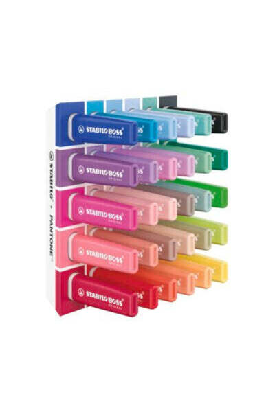 Stabilo Textmarker Boss Pantone, set de birou cu 30 nuante