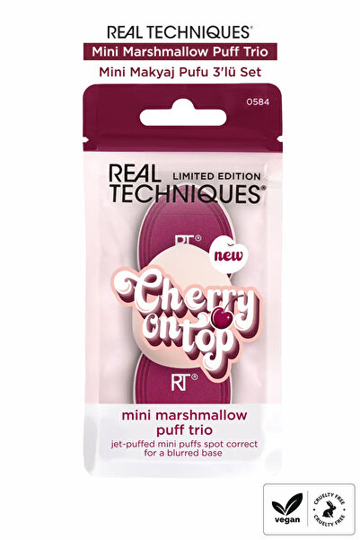 Real Techniques Mini Marshmallow Puff Trio - Mini Makyaj Pufu 3'lü Set