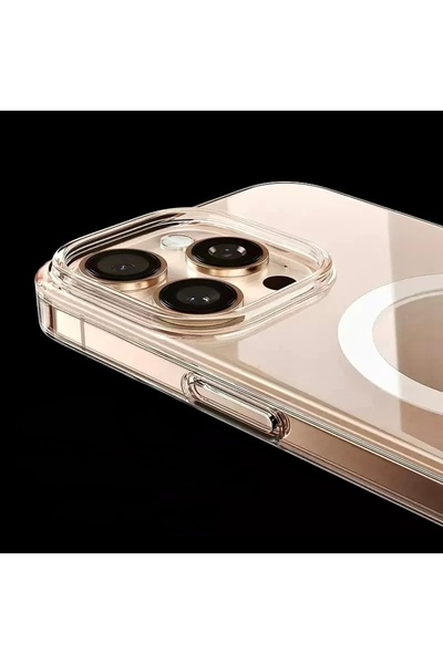 İtarz متوافق مع هاتف Iphone 14 Plus، غطاء شفاف غير قابل للاصفرار من مادة PC Mica، غطاء مغناطيسي رفيع للغاية