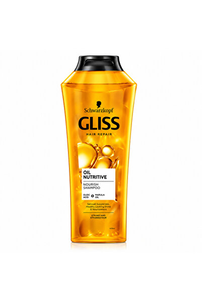 Schwarzkopf Șampon nutritiv pentru păr deteriorat Gliss Oil Nutritive, cu ule...