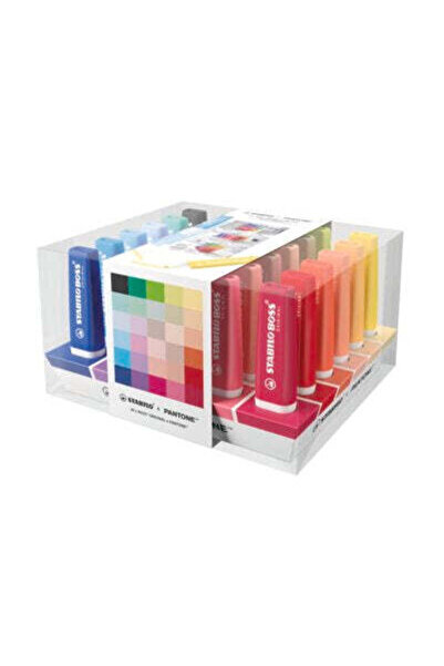 Stabilo Textmarker Boss Pantone, set de birou cu 30 nuante