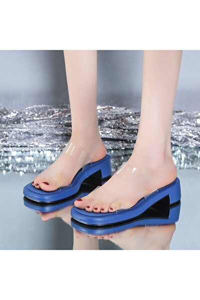 dorbe Women's Blue Casual Sandals