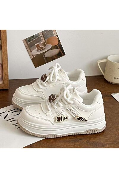 dorbe Women's Fish Charm Chunky Lace-Up Sneakers
