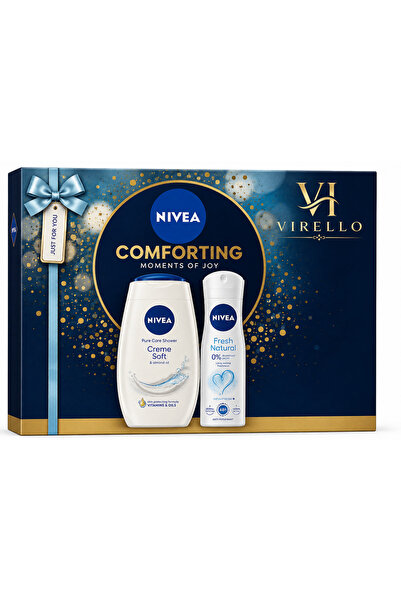 NIVEA Set cadou Momente reconfortante de bucurie, Gel de duș cremă moale + De...