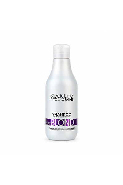 SLEEK LINE Eveline Violet Blond Șampon cu Pigment Violet 300 ml, neutralizeaz...
