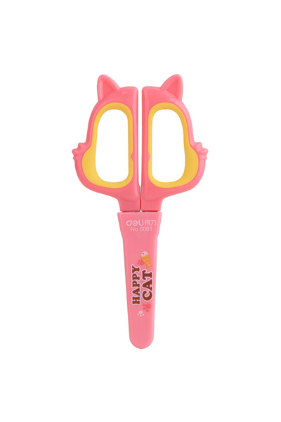 Deli 138 mm Okul Makası Pembe