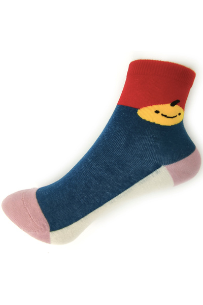 GIFT-ME.GR Βρεφικές Βαμβακερές Κάλτσες, 1 Ζευγάρι, Με Φωτεινά Χρώματα Νο.12-1...