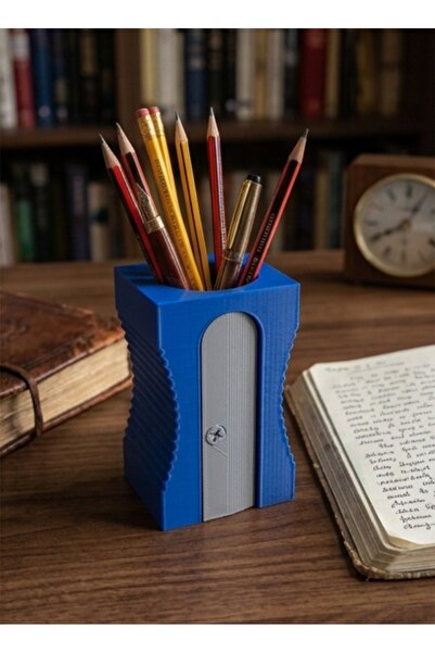 mutlu tablo Pencil Case, Special Design Pencil Case and Organizer with Pencil Sharpener Design