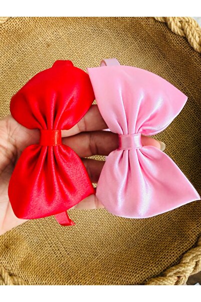 Yeşim Aksesuar Women's 2-Piece Bow Maternity Crown & Satin Ribbon Crown Hair ...