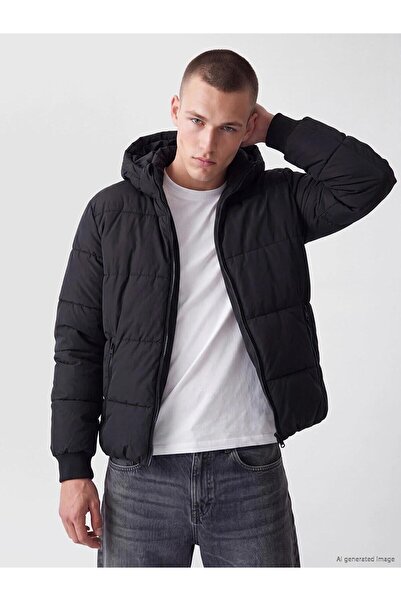 LC Waikiki Standard Fit Hooded Men's Puffer Jacket (W6)